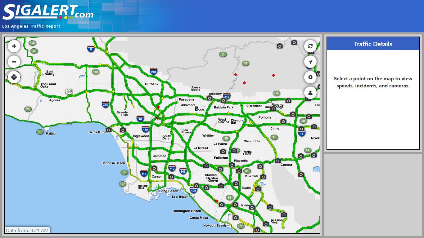 Los Angeles Traffic Report - Sigalert